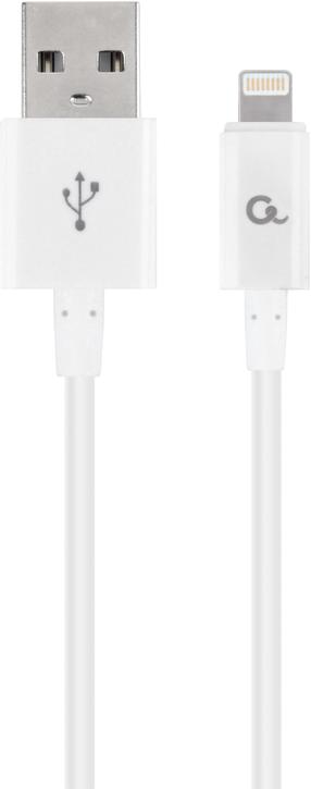 Laidas Gembird USB To Lightning USB 2.0, Apple Lightning, 1 m, balta