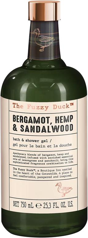 Ķermeņa mazgāšanās želeja Baylis & Harding The Fuzzy Duck Bergamot, Hemp & Sandalwood, 750 ml