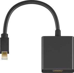 Adapteris MicroConnect Mini Displayport to HDMI HDMI female, Mini display port male, 0.15 m, juoda sp.