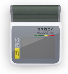 Vererõhuaparaat randmele Brock LS 810 S, valge v./hall v.