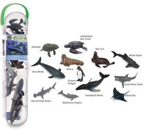 Žaislinė figūrėlė Collecta Mini Sea Animals A1107, 12 vnt., įvairių spalvų