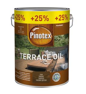 Масло для террас Pinotex Terrace Oil, тиковое дерево цв., 5 l