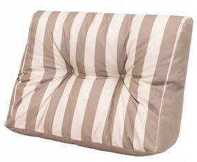 Āra mēbeļu spilvens Hobbygarden Leo Short Back LEKBEP9, balts krās./bēša krās., 40 x 60 cm