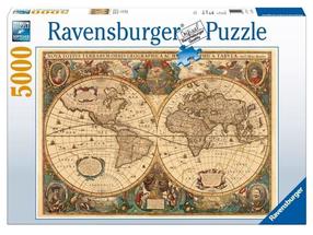 Пазл Ravensburger Former world map 17411, 153 см x 101 см, 5000 шт., многоцветный