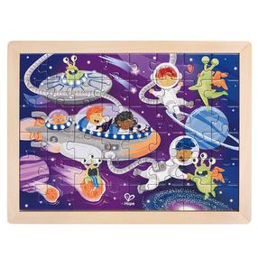 Пазл Hape Space Friends E1644A, 22 см x 29.4 см, 48 шт., многоцветный