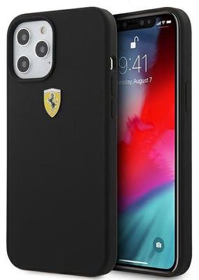 Telefono dėklas Ferrari FESSIHCP12LBK for iPhone 12 Pro Max, juoda sp., Apple
