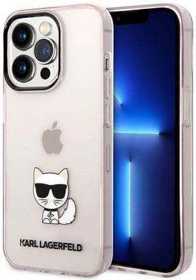 Telefoni ümbris Karl Lagerfeld KLHCP14LCTTRI, roosa v., Apple