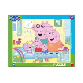 Пазл Dino Big Frame Peppa Big Siblings, 29 см x 37 см, 40 шт., многоцветный