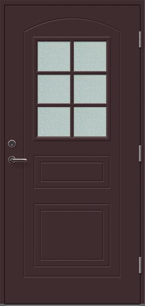 Дверь Viljandi Cello 6R, левосторонняя, коричневый цв., 209 x 99 x 6.2 см