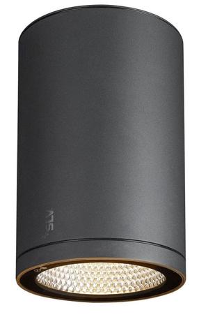 Sieninis lauko šviestuvas SLV Enola Round L, 35W, LED, IP65, antracito sp., 14 cm x 22.3 cm