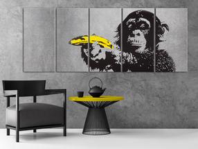 Репродукция Artgeist Monkey And Banana N7101-DK, 225 см x 90 см