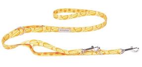 Šuns pavadėlis Amiplay Be Happy 7in1 Banana, geltona sp., S, 1-2 m x 15 mm