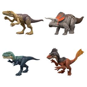 Žaislinė figūrėlė, dinozauras Mattel Jurassic World Strike Attack JGB77, (spalva/dizainas parenkami atsitiktine tvarka)