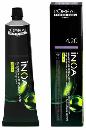 Juuksevärv L’Oréal Professionnel Paris Inoa, 4.20, 60 g