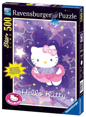 Puzle Ravensburger Star Line Hello Kitty, 500 gab.