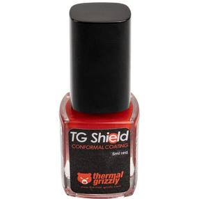 Šķidrās dzesēšanas sistēmas piederumi Thermal Grizzly Shield (protective paint), sarkana krās.