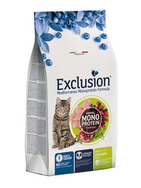 Sausas kačių maistas Exclusion Mediterraneo Adult, vištiena, 1.5 kg
