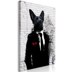 Reprodukcija Artgeist Businessman Dog KR42, 40 cm x 60 cm