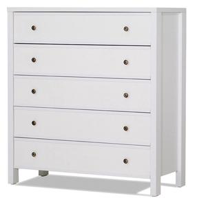 Komoda Kalune Design Rio 801CMY3406, balta sp., 110 cm x 100 cm x 47 cm