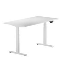 Datorgalds regulējams augstums Up Up Thor W-57051PT/W-D32-80M, 150 cm x 75 cm, 62 - 128 cm, balta krās.