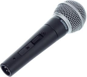 Vadu mikrofons Shure SM58SE, melna krās.