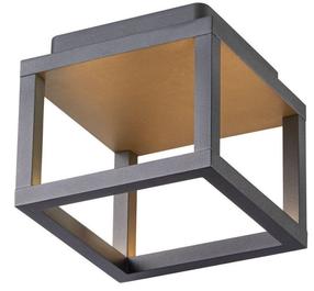 Lubinis lauko šviestuvas SLV Quadrulo, 7.5W, LED, IP55, antracito sp., 14 cm x 13 cm