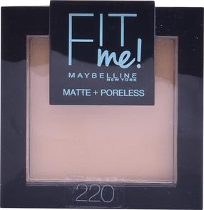 Kompaktne pulber Maybelline Fit Me Matte + Poreless, 220 natural beige, 9 g