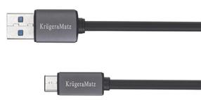 Telefona lādētājs Kruger&Matz, USB Type C/USB