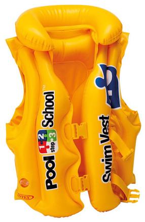 Pripučiama liemenė Intex, geltona sp., Universalus, 18 kg
