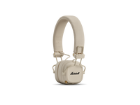 Belaidės ausinės Marshall Major V, kreminė