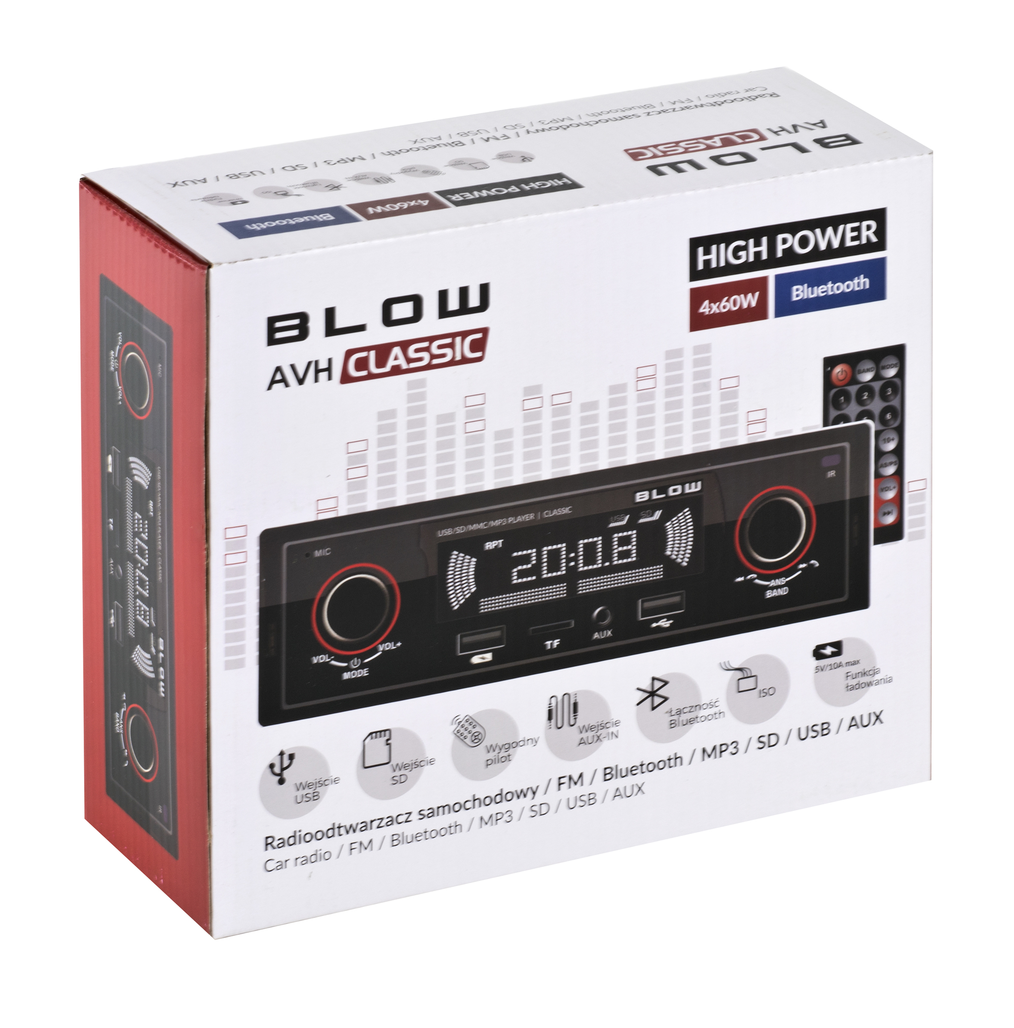 sho→boh Automobilinė magnetola Blow AVH CLASSIC BLOW - Senukai.lt