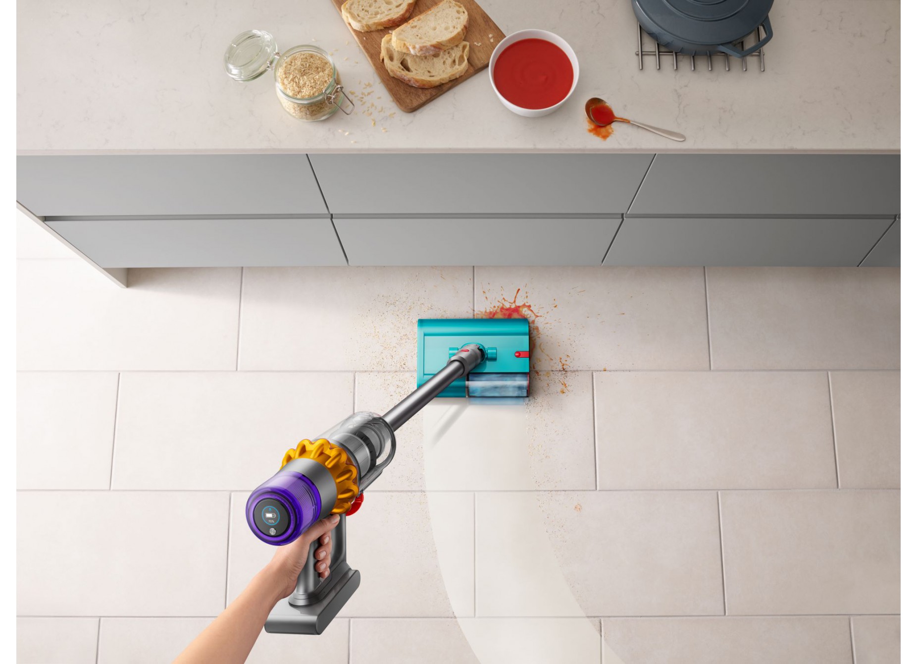 Dyson - カエデ Dulkių siurblys - šluota Dyson V15s Detect Submarine