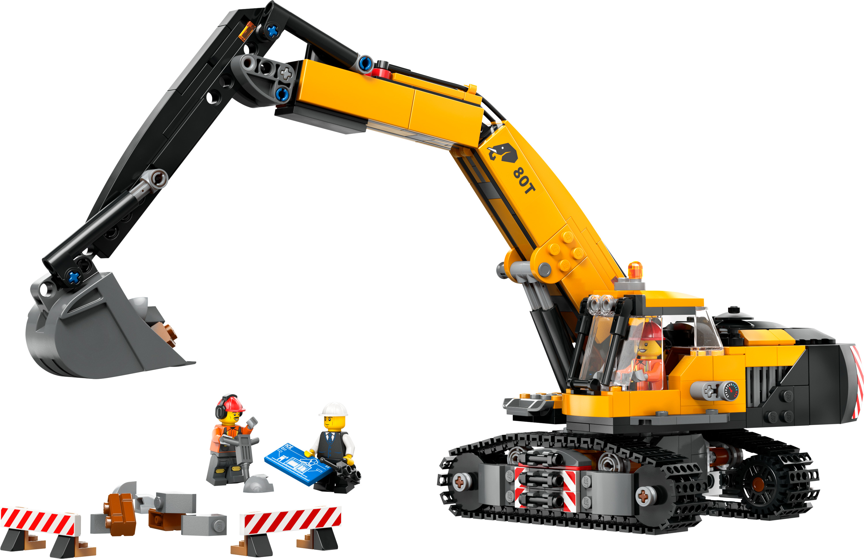 大人気新品  Konstruktorius LEGO® ekskavatorius statybų Geltonas City IndustrialHardware