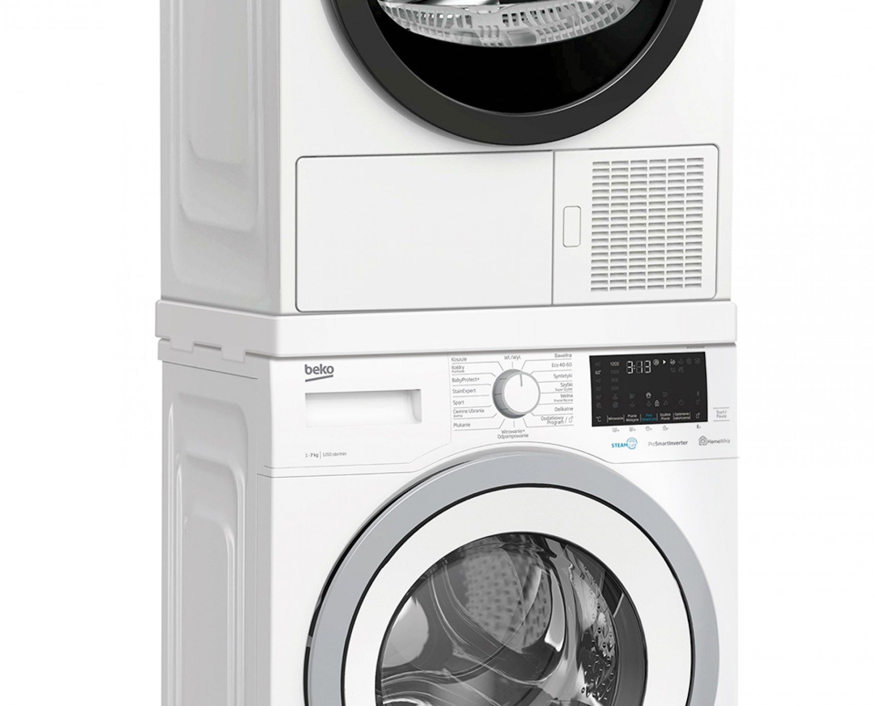 Džiovyklė Beko B3T68230, 8 kg - Senukai.lt