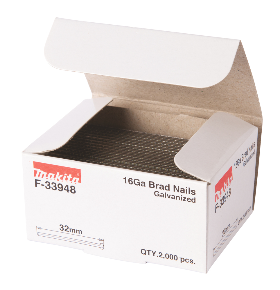 Vinys dailylentėms Makita 16 GA F-33948, 32 mm x 1.6 mm