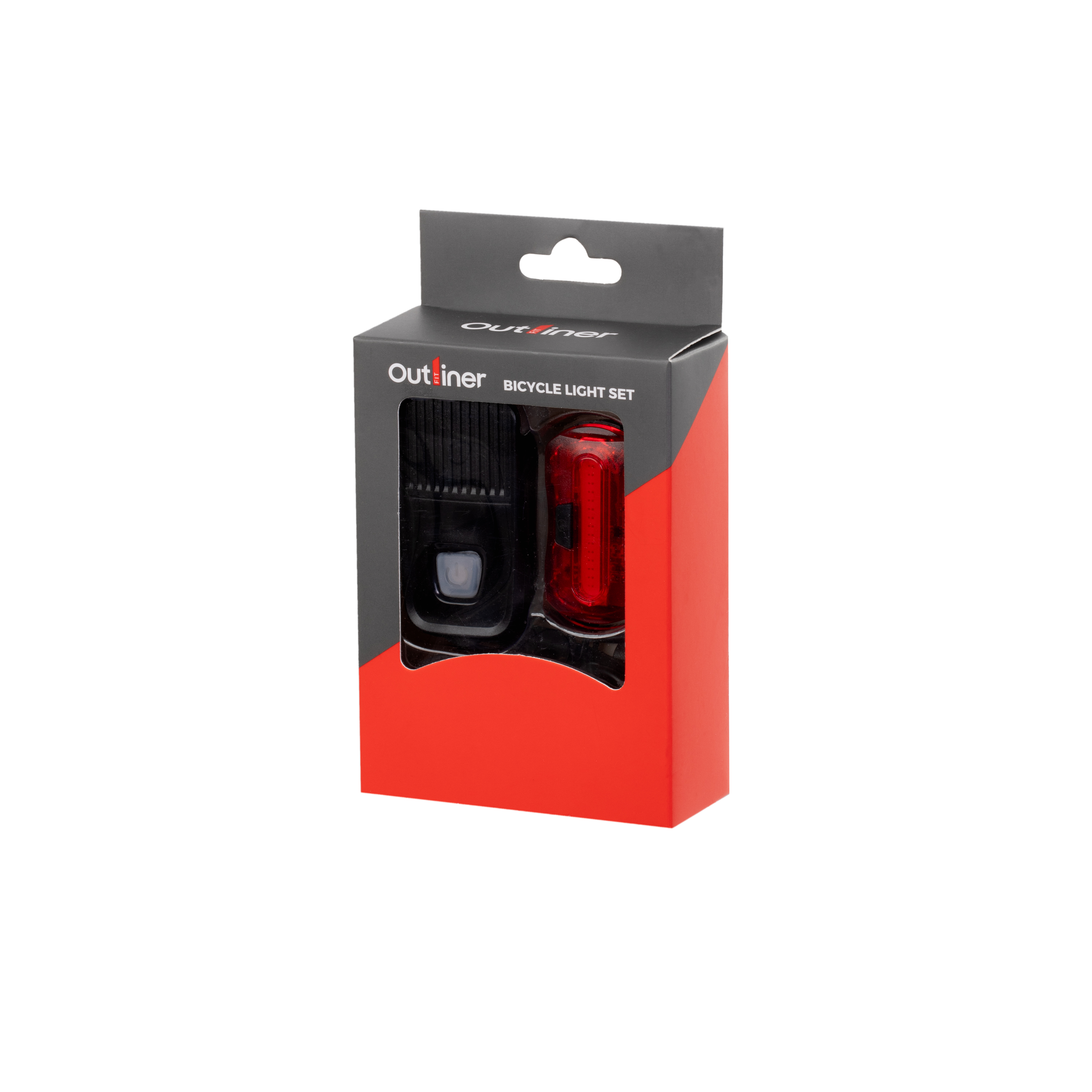 Dviračių žibintas, įkraunamas Outliner FSBIL788, plastikas
