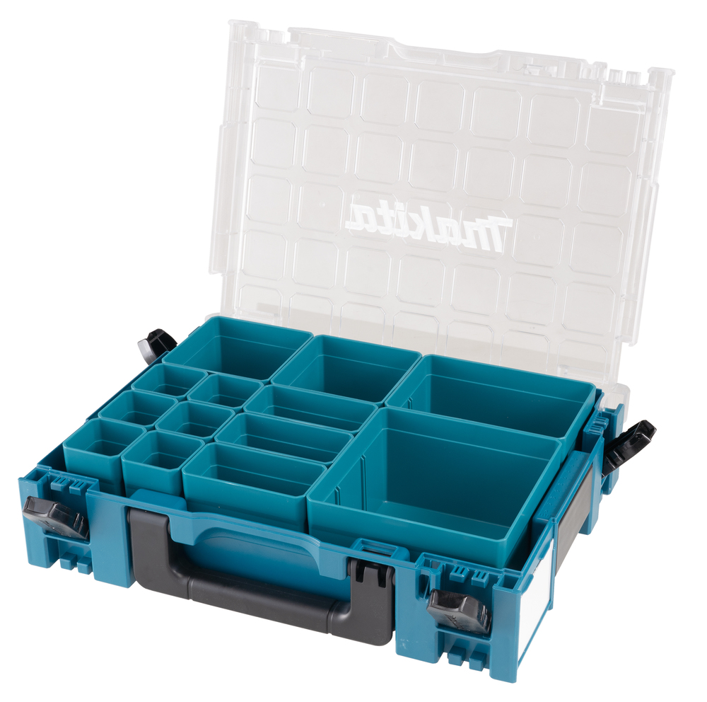 Įrankių dėžė Makita MAKPAC 191X80-2, 29.5 cm x 39.5 cm x 11