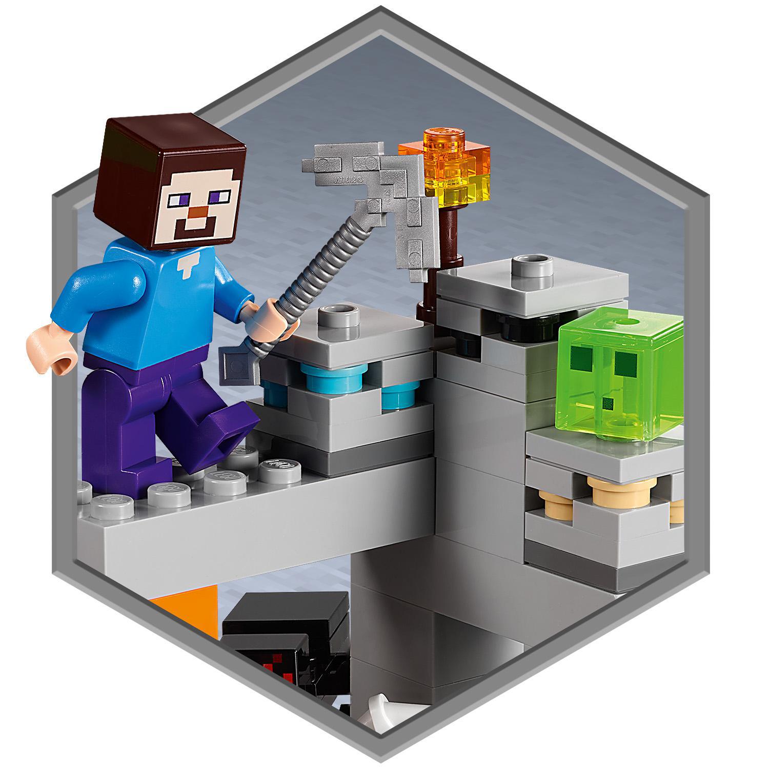 Konstruktorius LEGO Minecraft Apleista kasykla 21166, 248