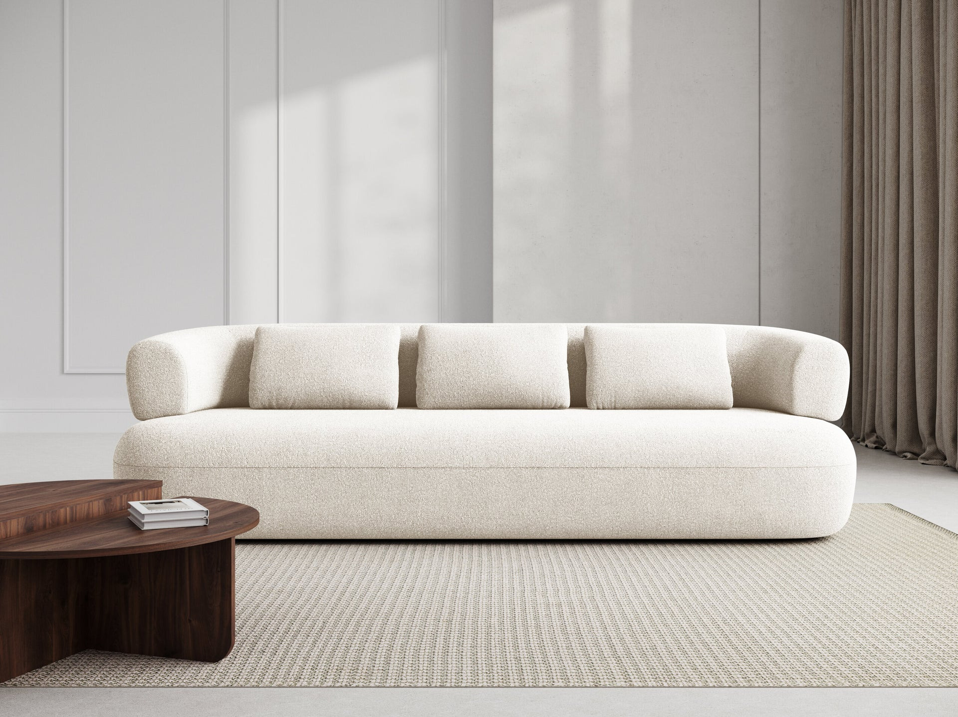 naef（ネフ）社　CAMPANILE 297X180cm Campile, elektra valdoma kampinė sofa - Mobelia