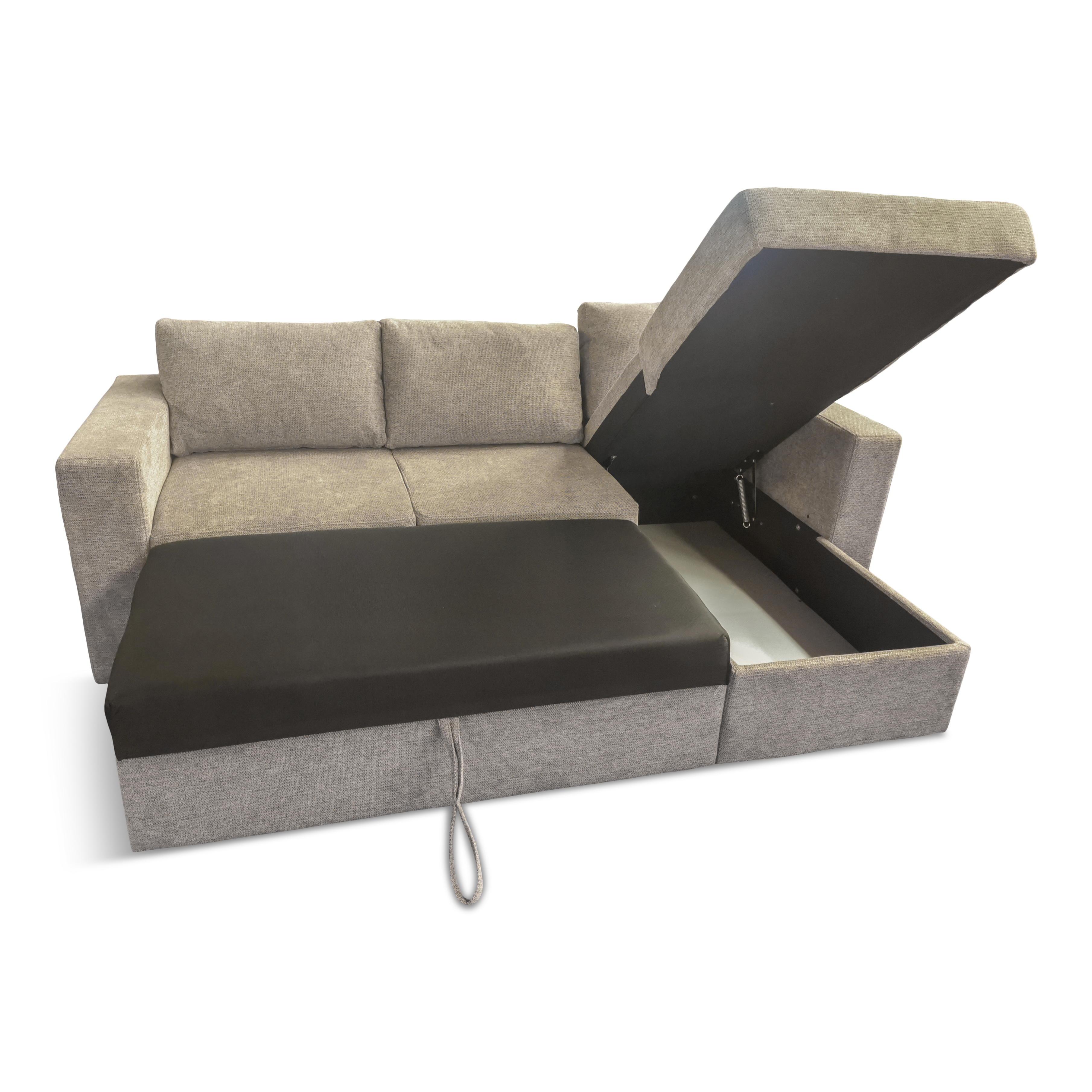 Sofa-lova Domoletti, šviesiai ruda, 230 x 92 cm x 73 cm - 1a.lt