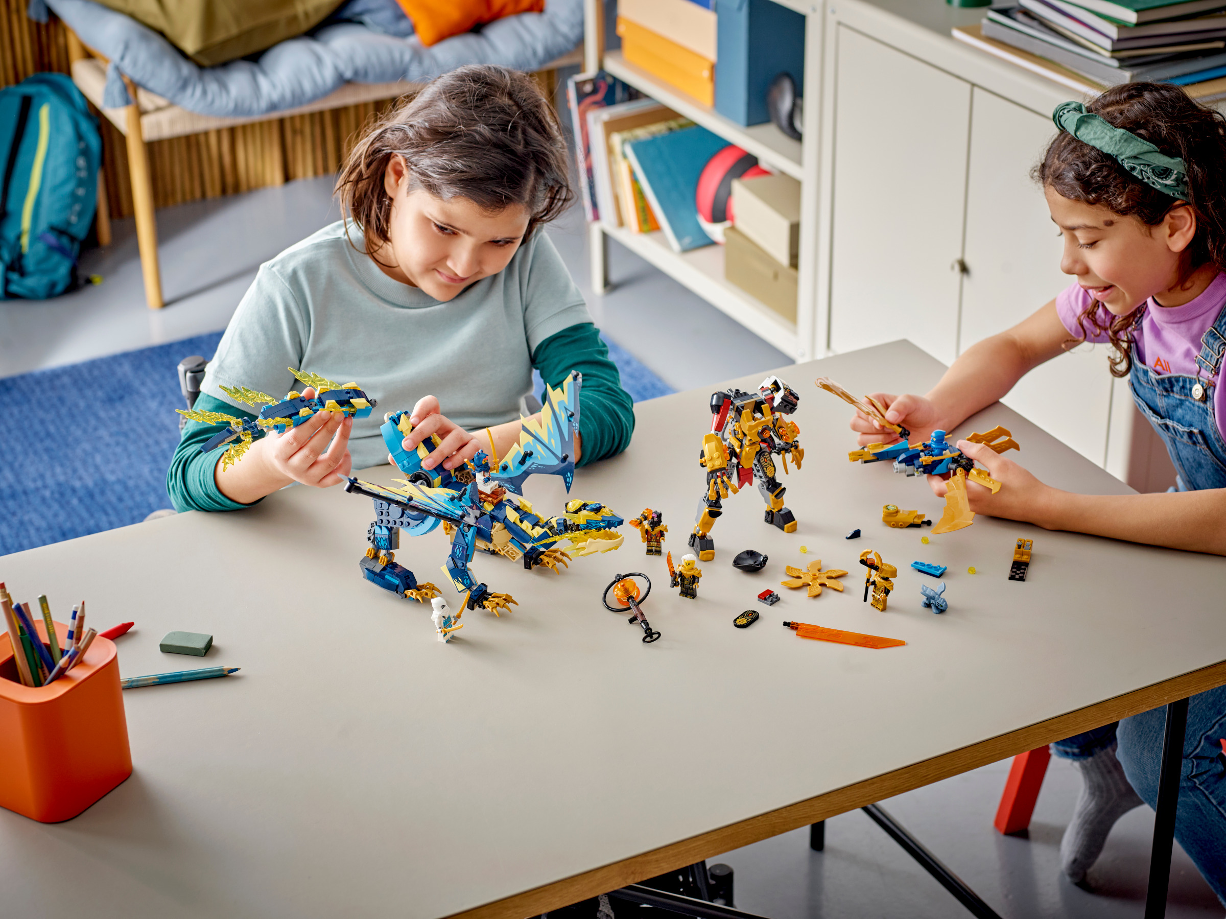 あいびー Konstruktorius LEGO® NINJAGO® Stichijų drakonas prieš