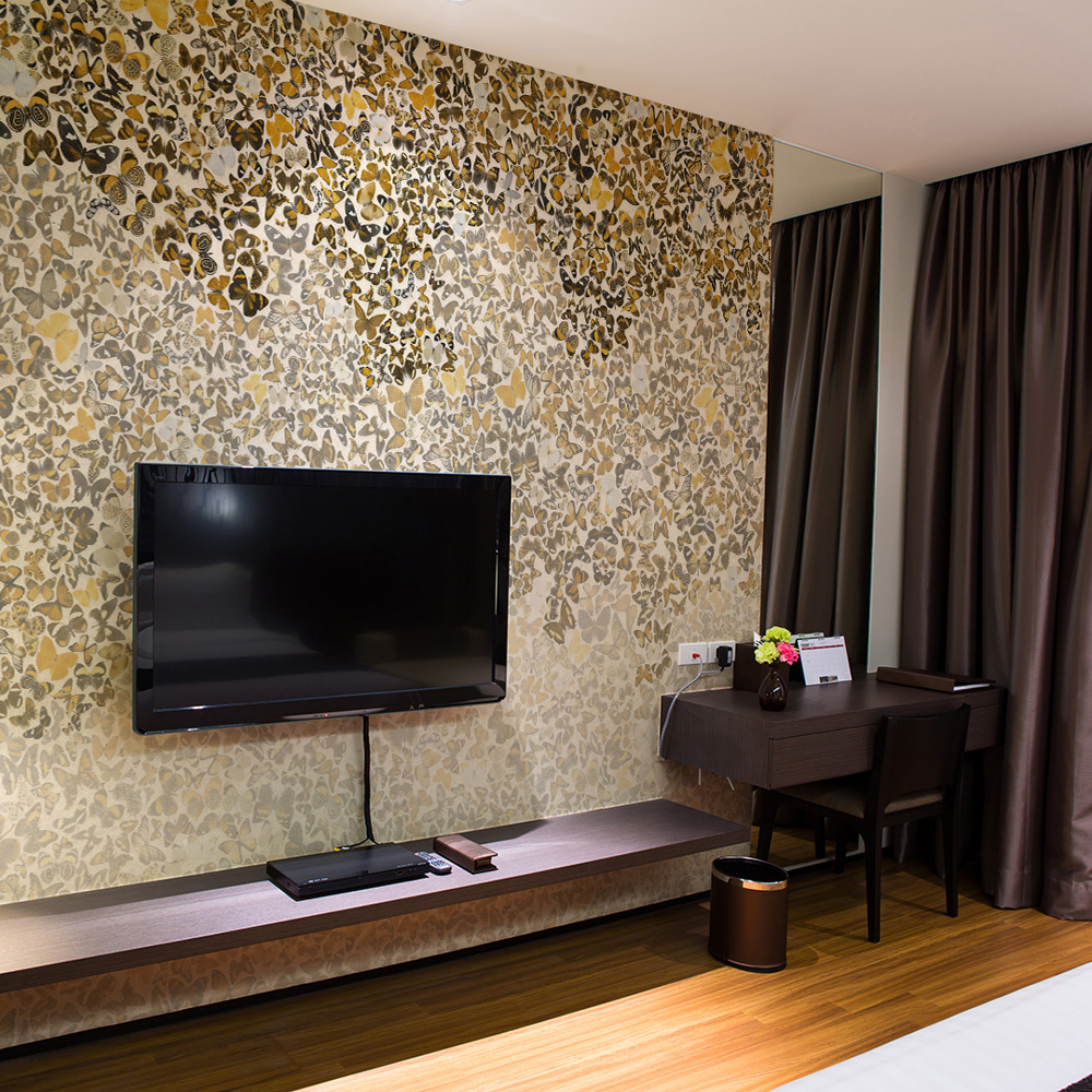 ❁るか❁ Fototapetas Artgeist Art And Butterflies XXLFTNT0747, 231 cm