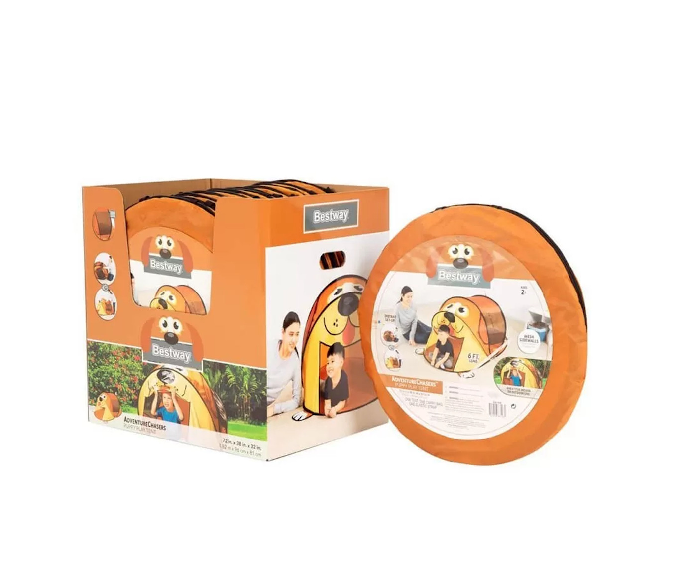 Teppei✨ Vaikiška palapinė Bestway Puppy Play, 182 cm x 81 cm