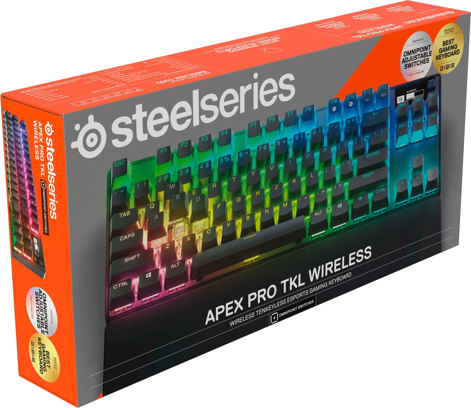 Klaviatūra Steelseries Apex Apex Pro TKL OmniPoint 2.0, EN