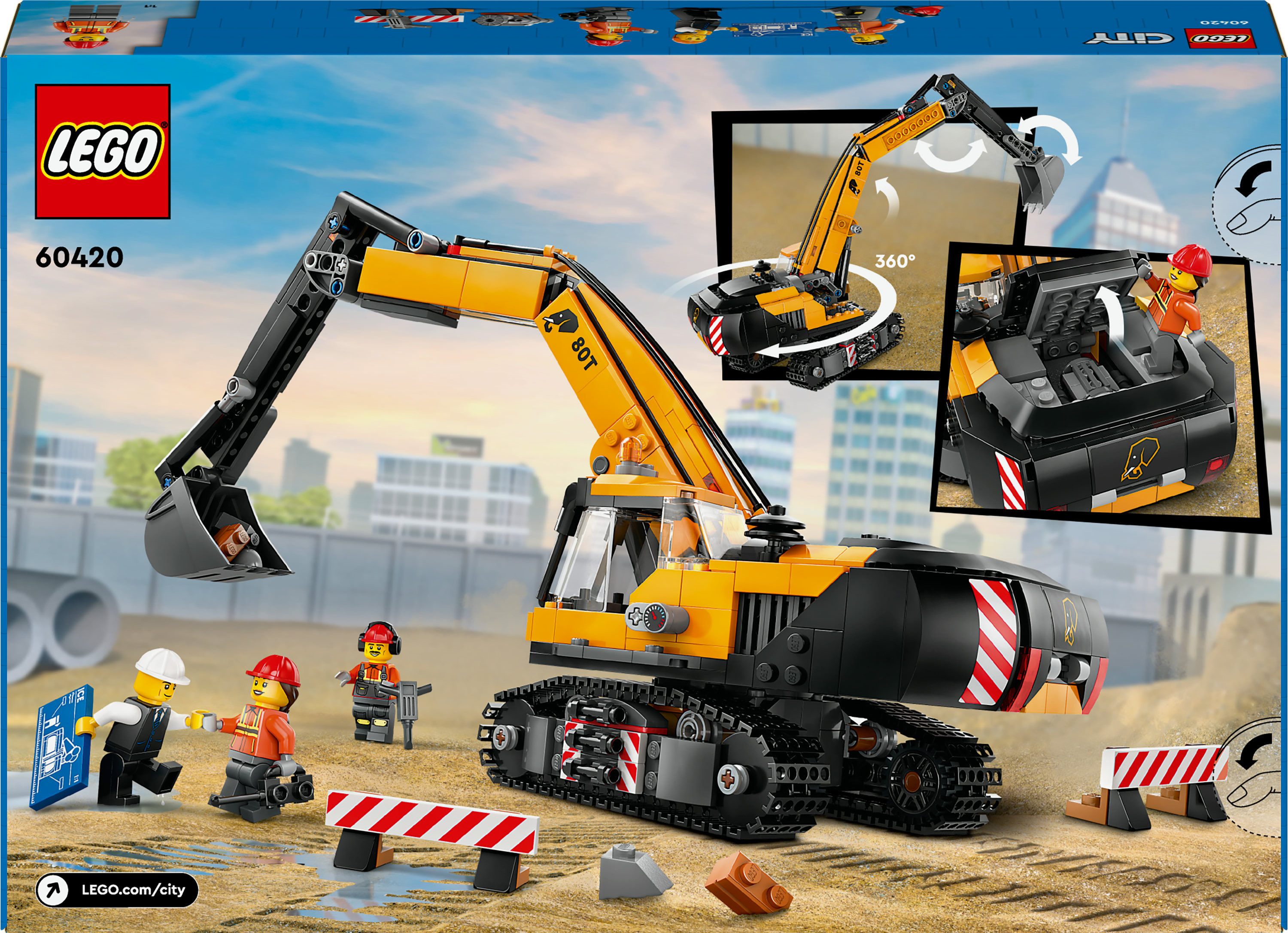 在庫一掃セール Konstruktorius LEGO® City Geltonas statybų ekskavatorius IndustrialHardware
