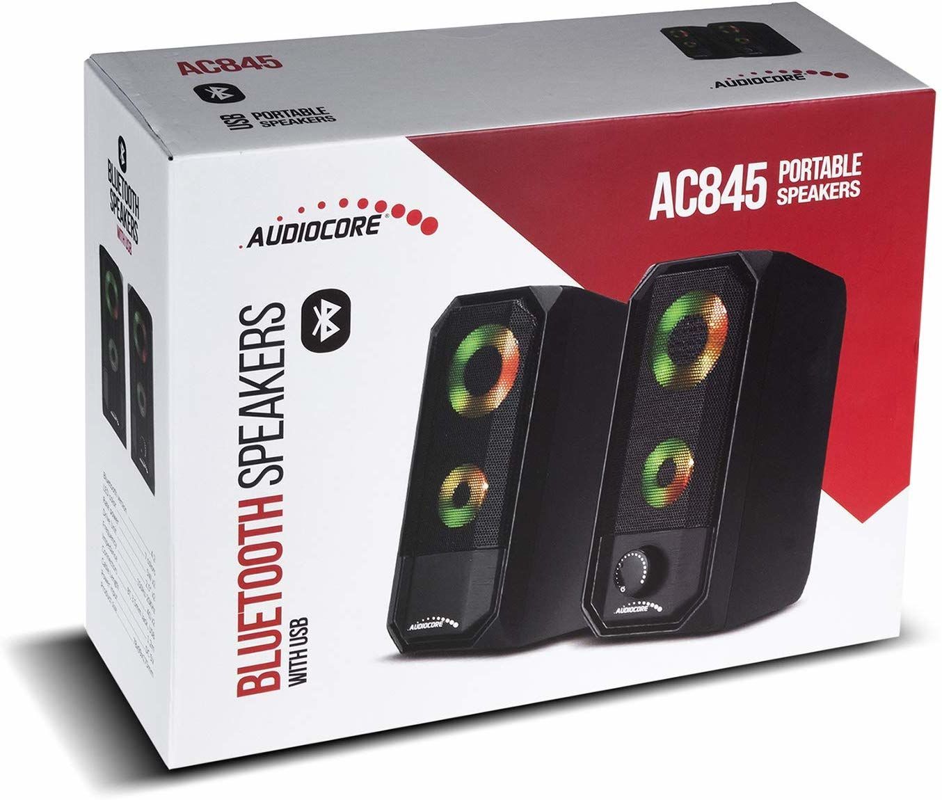 Datoru skaļrunis Audiocore AC845, melna krās., 10 W - Ksenukai.lv