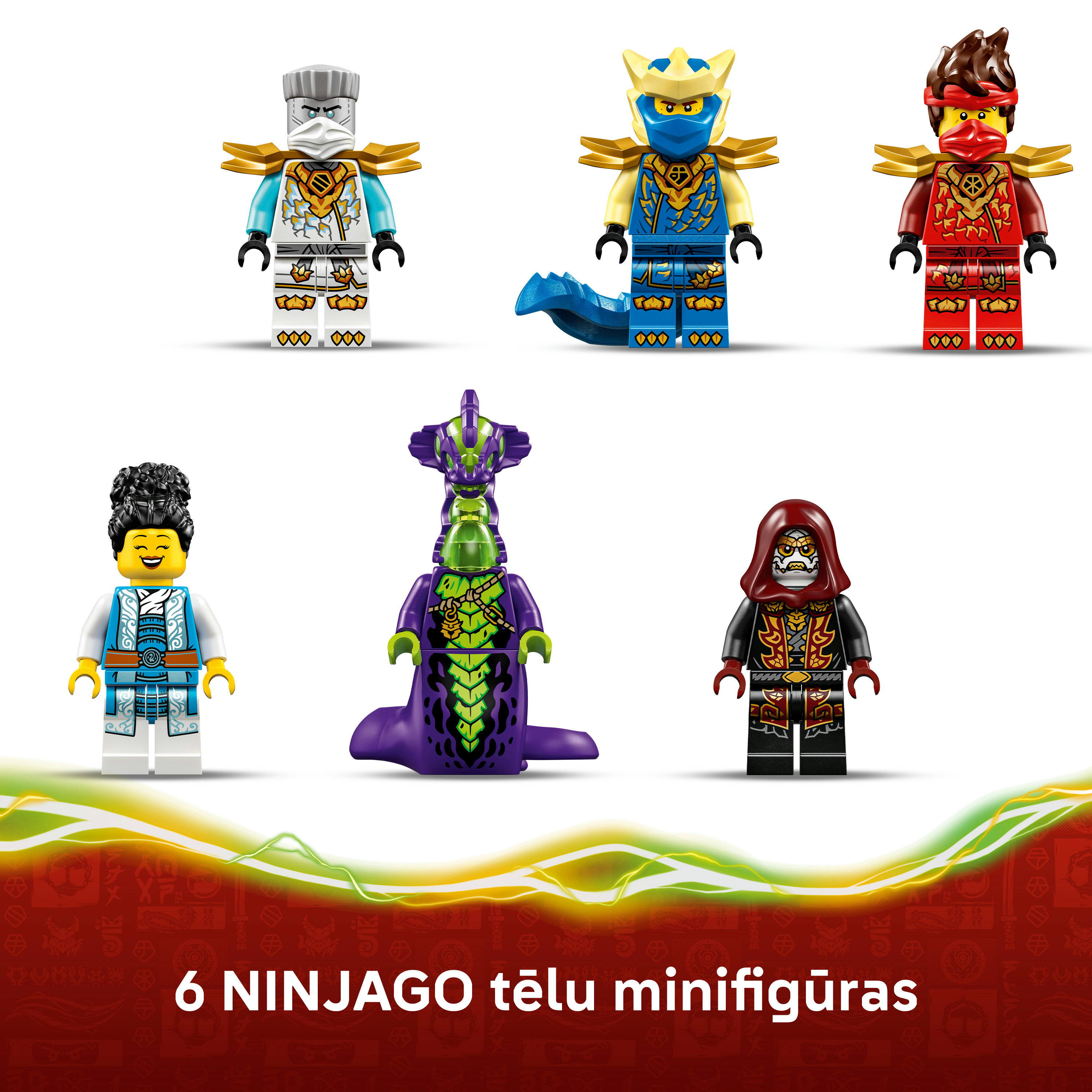 Konstruktorius LEGO® NINJAGO® Nindzių transporto priemonės ir