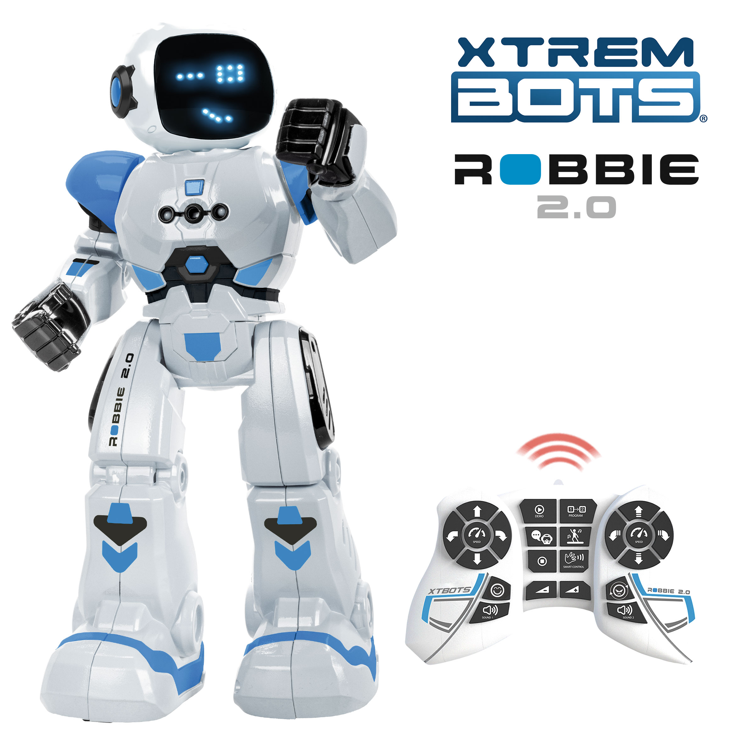 Robby　　３セット Žaislinis robotas robotas Xtrem Bots Interactive Robbie 2.0
