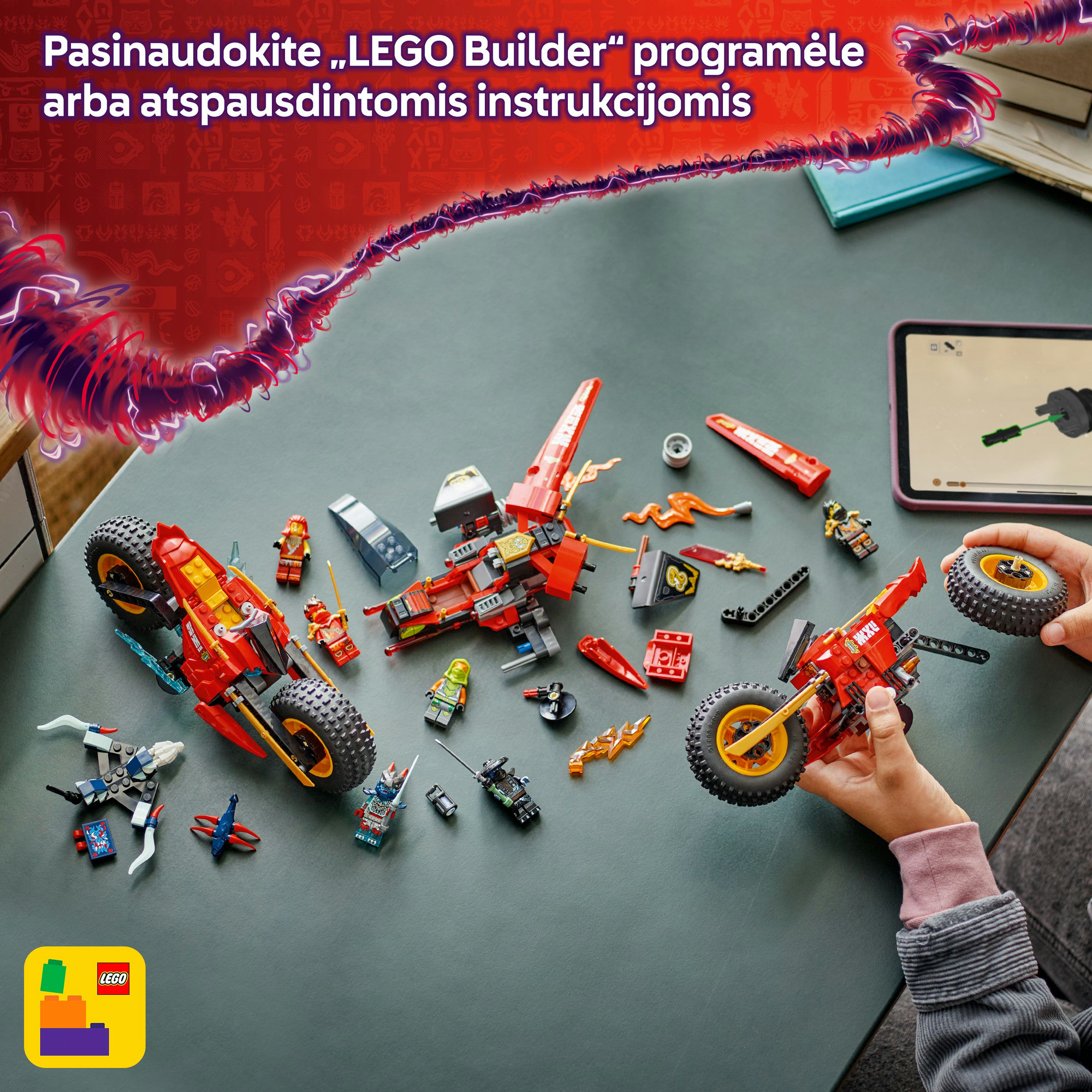 Konstruktorius LEGO® Ninjago Nindzių kovinė transporto priemonė