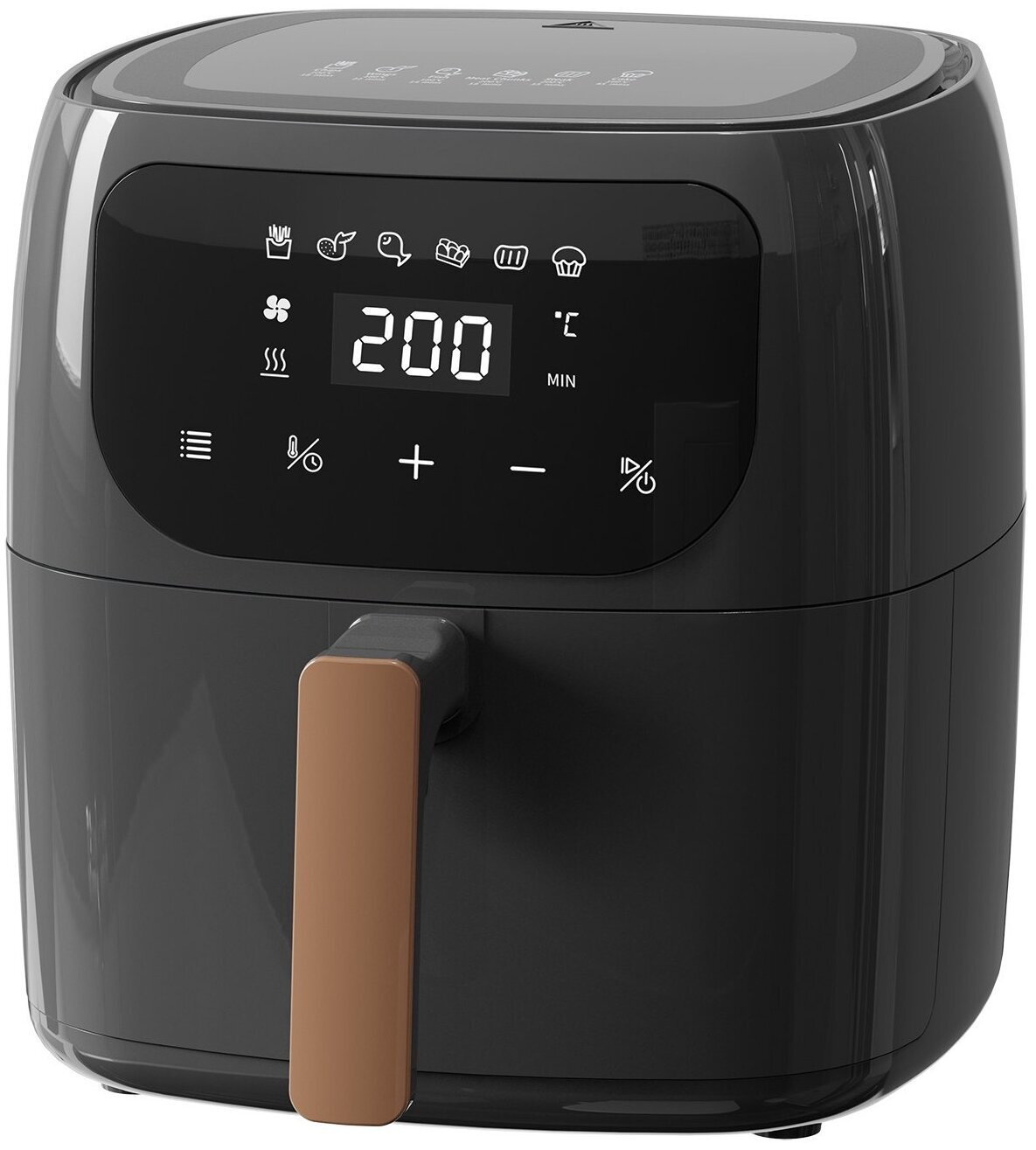 Karšto oro gruzdintuvė Standart AF60A-R-2, pilka sp., 1300 W, 6 l